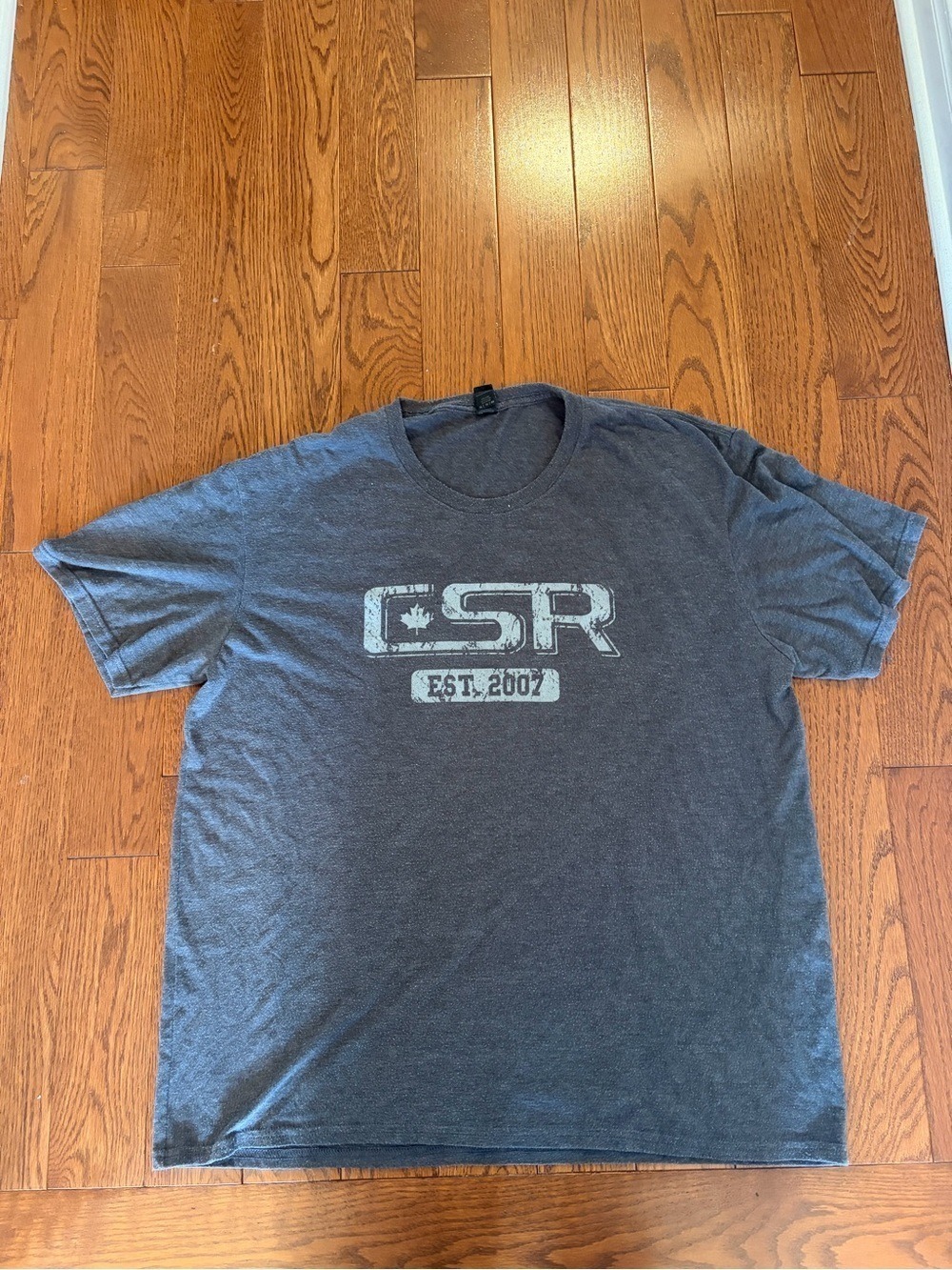 Anvil Charcoal Gray Short-Sleeve Graphic Tee